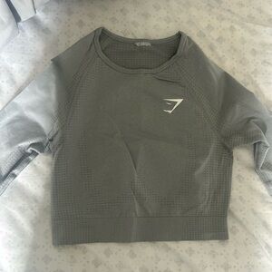 Gymshark Vital Seamless 2.0 Crop Top- Grey